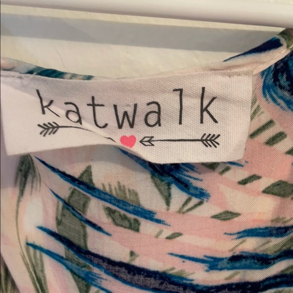 PALM PRINT MAXI DRESS - Picture 5 of 6